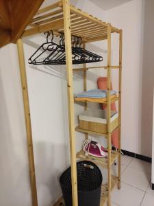 a room with a bunk bed in a room at Bienvenue chez Coco in Dunkerque