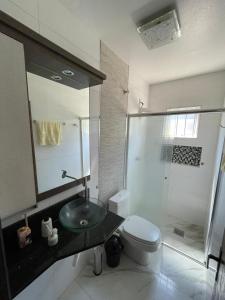 Koupelna v ubytování Casa em Feliz RS