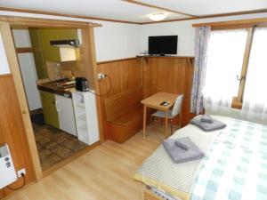 Kuchyň nebo kuchyňský kout v ubytování Apartment Studio Oehrli by Interhome