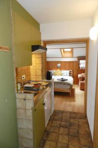 Kuchyň nebo kuchyňský kout v ubytování Apartment Studio Oehrli by Interhome