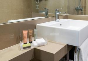 Kúpeľňa v ubytovaní Hotel Alga