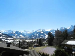 a view of a snow covered mountain range at Apartment Guex by Interhome in Hornkessel +20 photos
