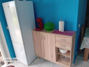 Kuchyň nebo kuchyňský kout v ubytování gîte La Cannaie