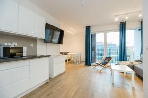 Η κουζίνα ή μικρή κουζίνα στο Lineburg Villa Apartments
