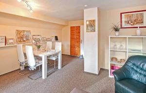 Kuchyň nebo kuchyňský kout v ubytování Ferienwohnung Waren Müritz