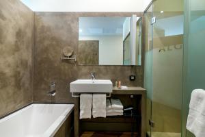Kúpeľňa v ubytovaní Hotel Alga