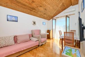 TV a/nebo společenská místnost v ubytování Apartment Luce