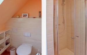 Ένα μπάνιο στο Ferienwohnung Dierhagen +8 φωτογραφίες