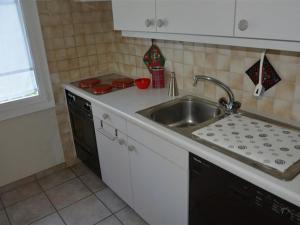 Kuchyň nebo kuchyňský kout v ubytování Apartment Hübeli - Arm by Interhome