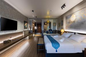 Μια τηλεόραση ή/και κέντρο ψυχαγωγίας στο Yatika Boutique Chiang Dao