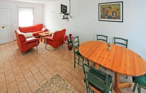 Posezení v ubytování Ferienhaus Gahlkow