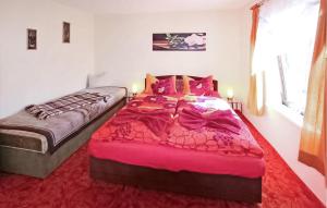 Ένα ή περισσότερα κρεβάτια σε δωμάτιο στο Ferienwohnung Korswandtusedom