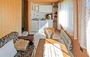 Η κουζίνα ή μικρή κουζίνα στο Ferienwohnung Korswandtusedom