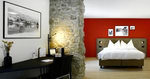 Postel nebo postele na pokoji v ubytování Hotel Zugertor + 37 fotografií