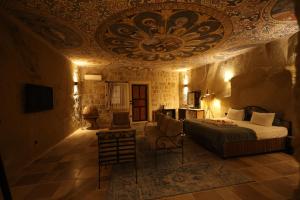 Posezení v ubytování Cappadocia Vita Cave Hotel
