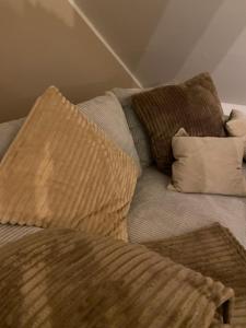 Postel nebo postele na pokoji v ubytování Ferienwohnung Kilz II in Gensingen