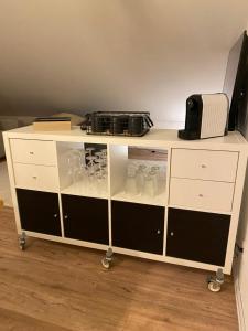 Kuchyň nebo kuchyňský kout v ubytování Ferienwohnung Kilz II in Gensingen