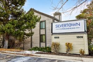 a house with a sign forsilverwormconnotations at Silvertown Condos by Park City Vacations in Park City