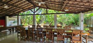 Κήπος έξω από το Casa Praia Completa Barra Grande Com Piscina