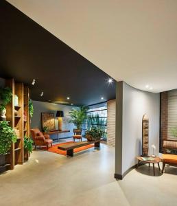 O zonă de relaxare la Zona G Luxury Escape King Bed and Fast WiFi 204 +4 fotografii