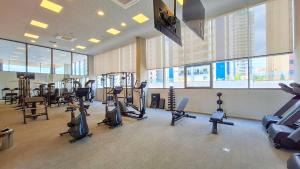 Γυμναστήριο ή/και όργανα γυμναστικής στο Edifício Lumen