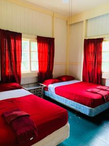 Voodi või voodid majutusasutuse Wild Ginger Hotel toas