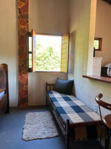 Reserva do Bosque Hospedaria e Natureza客房内的一张或多张床位