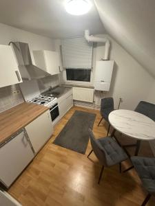 Kuchyň nebo kuchyňský kout v ubytování AMT Hotel Hamburg