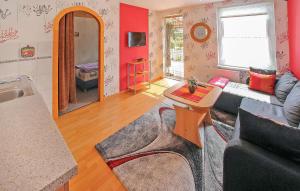 Posezení v ubytování Ferienhaus Waren Müritz