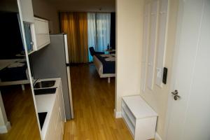 Kuchyň nebo kuchyňský kout v ubytování VIP APARTmENTS N2