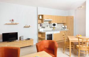 Dapur atau dapur kecil di Ferienwohnung Rheinsberg