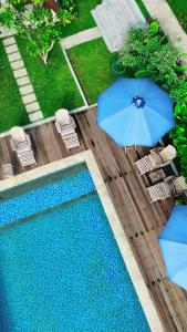 Bazén v ubytování Maya Ocean Resort nebo v jeho okolí