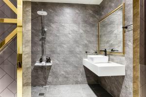 Koupelna v ubytování Wonju May hotel
