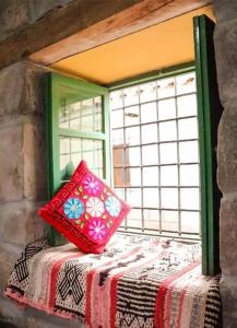 Postel nebo postele na pokoji v ubytování Acogedor Departamento en Barrio Resbalosa, a 5 Min de la Plaza de Cusco