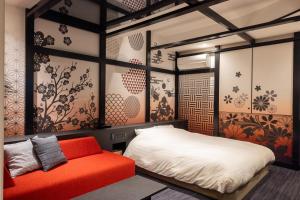 Postel nebo postele na pokoji v ubytování Hotel Foroot - Adult Only