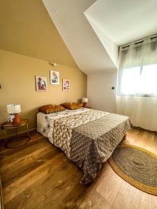 Postel nebo postele na pokoji v ubytování La villa luna and spa