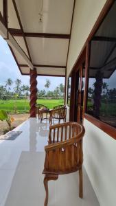 Balkón nebo terasa v ubytování Rice Field inn - Lombok