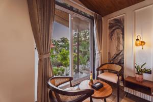 RiverView Tent Resort外面的花园