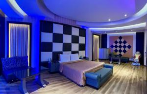 Katil atau katil-katil dalam bilik di Wei Feng Exquisite Motel Pintung Branch