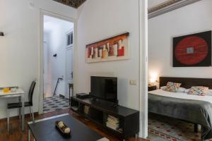 Posteľ alebo postele v izbe v ubytovaní AB Casanova Apartment