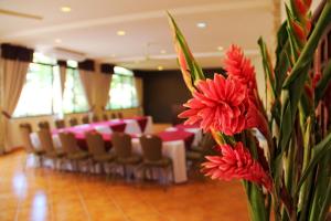 Khu vực ghế ngồi tại Plaza Magdalena Hotel