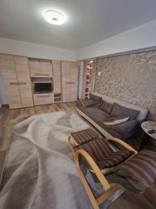 Khu vực ghế ngồi tại Central Park Aparthotel Turda