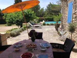 Basen w obiekcie very pleasant provençal mas, typical to the region, with heated pool in saint remy de provence - 9 people lub w pobliżu