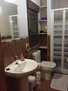 Koupelna v ubytování Los Avellanos Casa 1