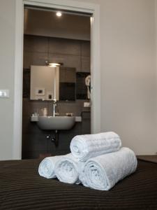 Koupelna v ubytování Bed Milano Linate + 37 fotografií