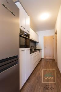 Kuchyň nebo kuchyňský kout v ubytování Apartmány pod Zakletým - Hotel Říčky