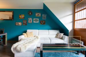 Posezení v ubytování Apartmány pod Zakletým - Hotel Říčky