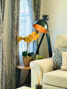 Et opholdsområde på Ocean Retreat