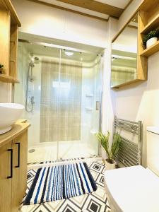 Et badeværelse på Ocean Retreat