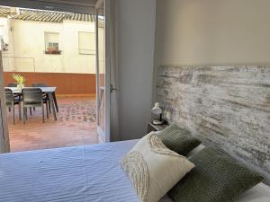 Ein Bett oder Betten in einem Zimmer der Unterkunft Agi Sant Jordi